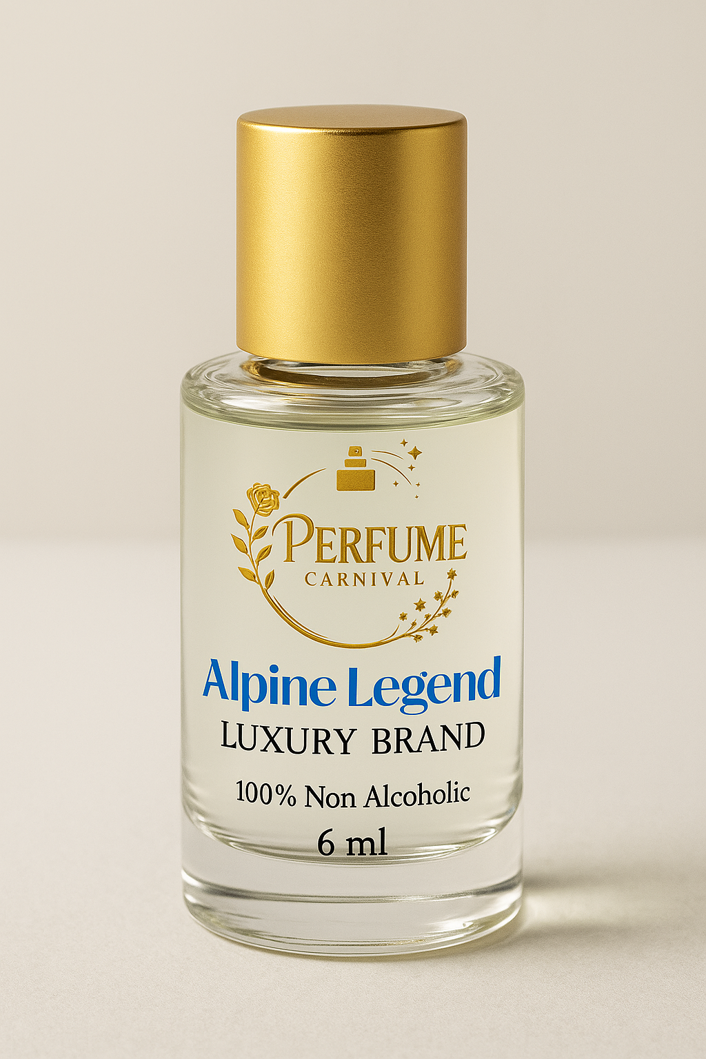 Alpine Legend – (6 ml) 100% Non Alcoholic Perfume – Fresh, Crisp & Invigorating